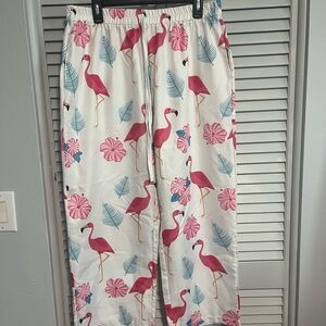 Flamingo Print Fun Pants